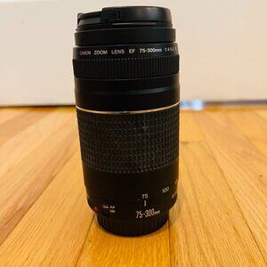 Canon EF 75-300mm F/4-5.6 III Lens, Tested, Mint!